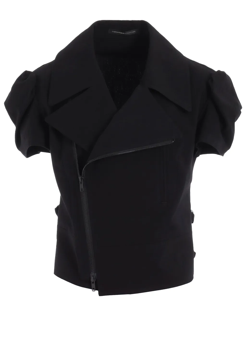 C/Ry Interweave Cross Short Sleeve Moto Jacket