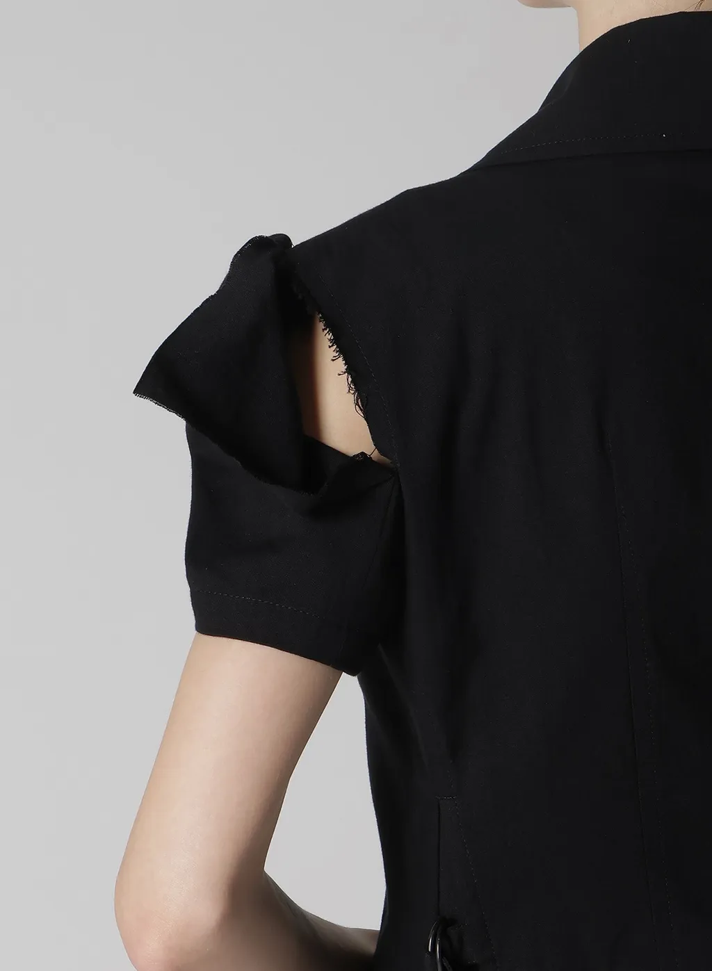 C/Ry Interweave Cross Short Sleeve Moto Jacket