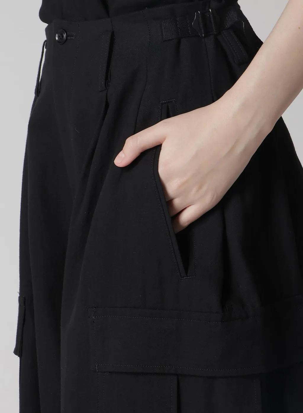 Cotton Twill Cargo Pants