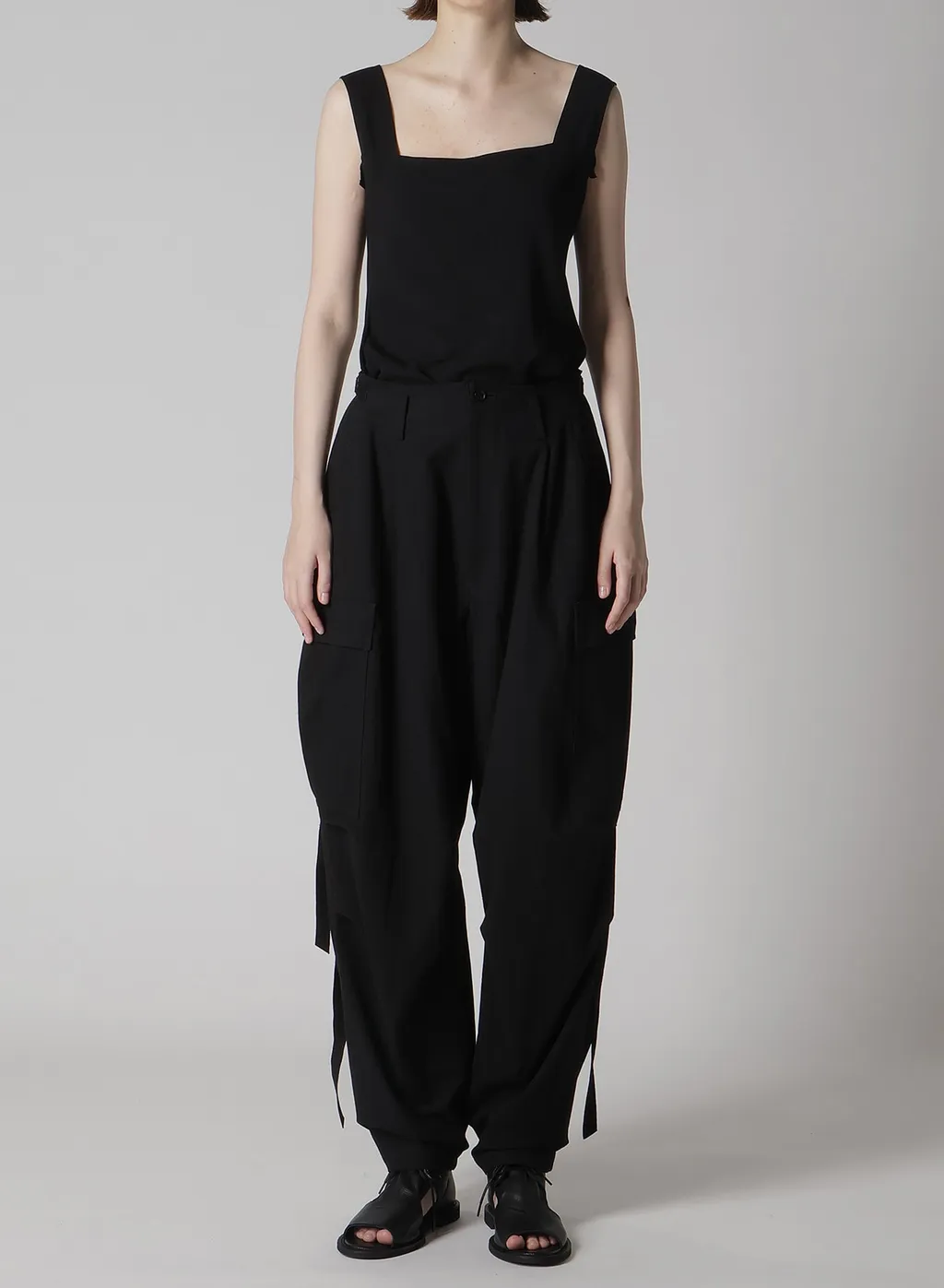 Cotton Twill Cargo Pants