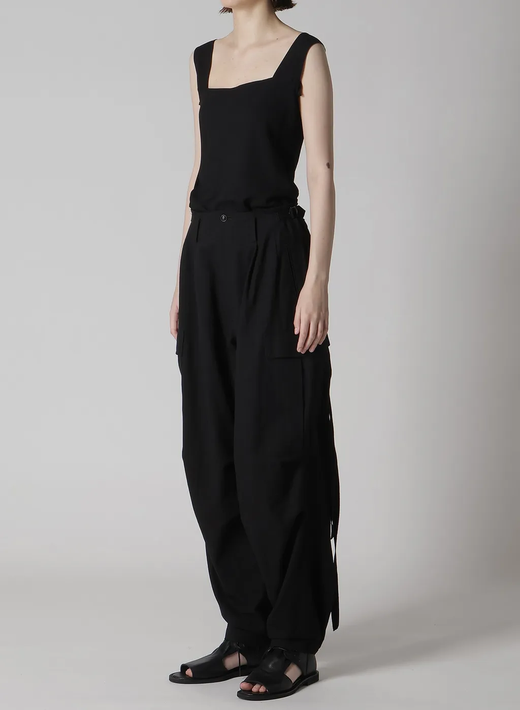 Cotton Twill Cargo Pants