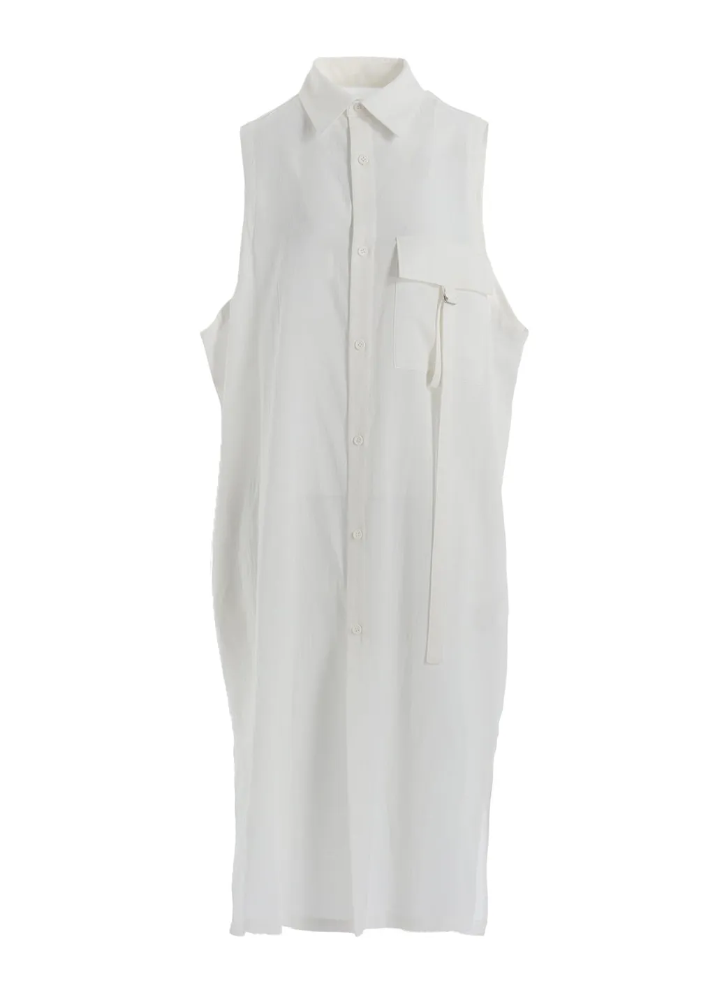 Cotton Boyle Viyella Sleeveless Shirt Dress