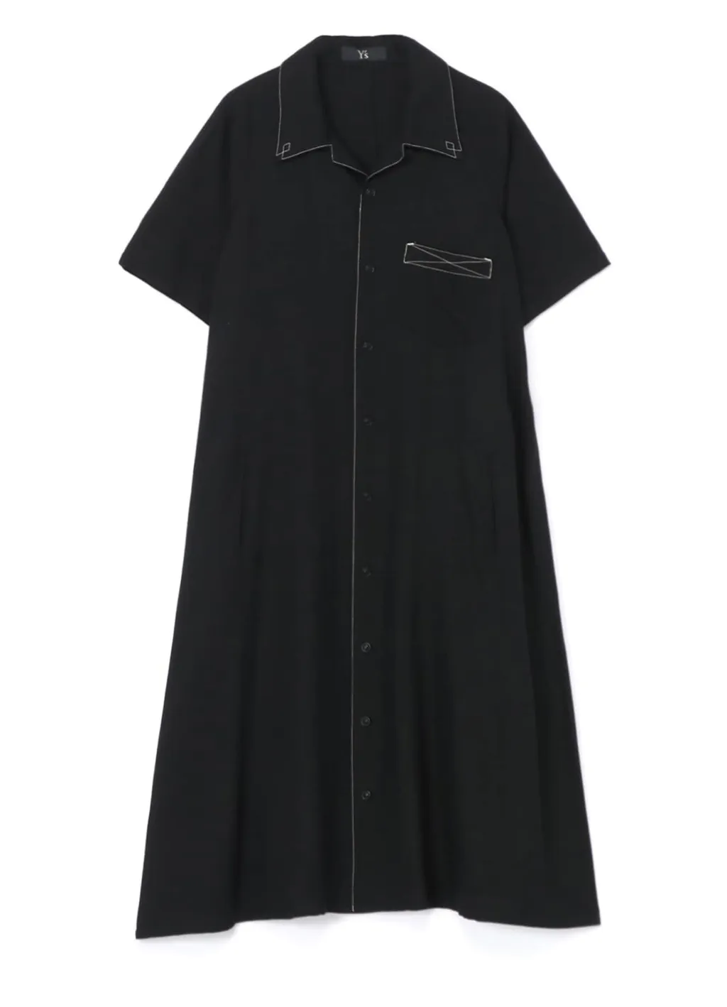 [Y’S Khadi Collection]Khadi Cotton Shirt Dress
