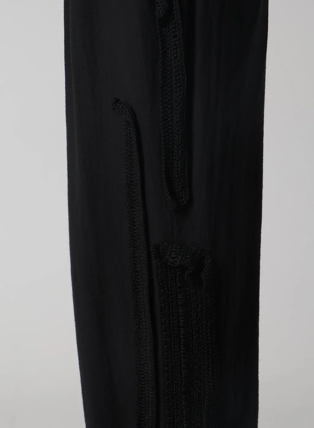 Cotton Flax Viyella Crochet Suspender Pants