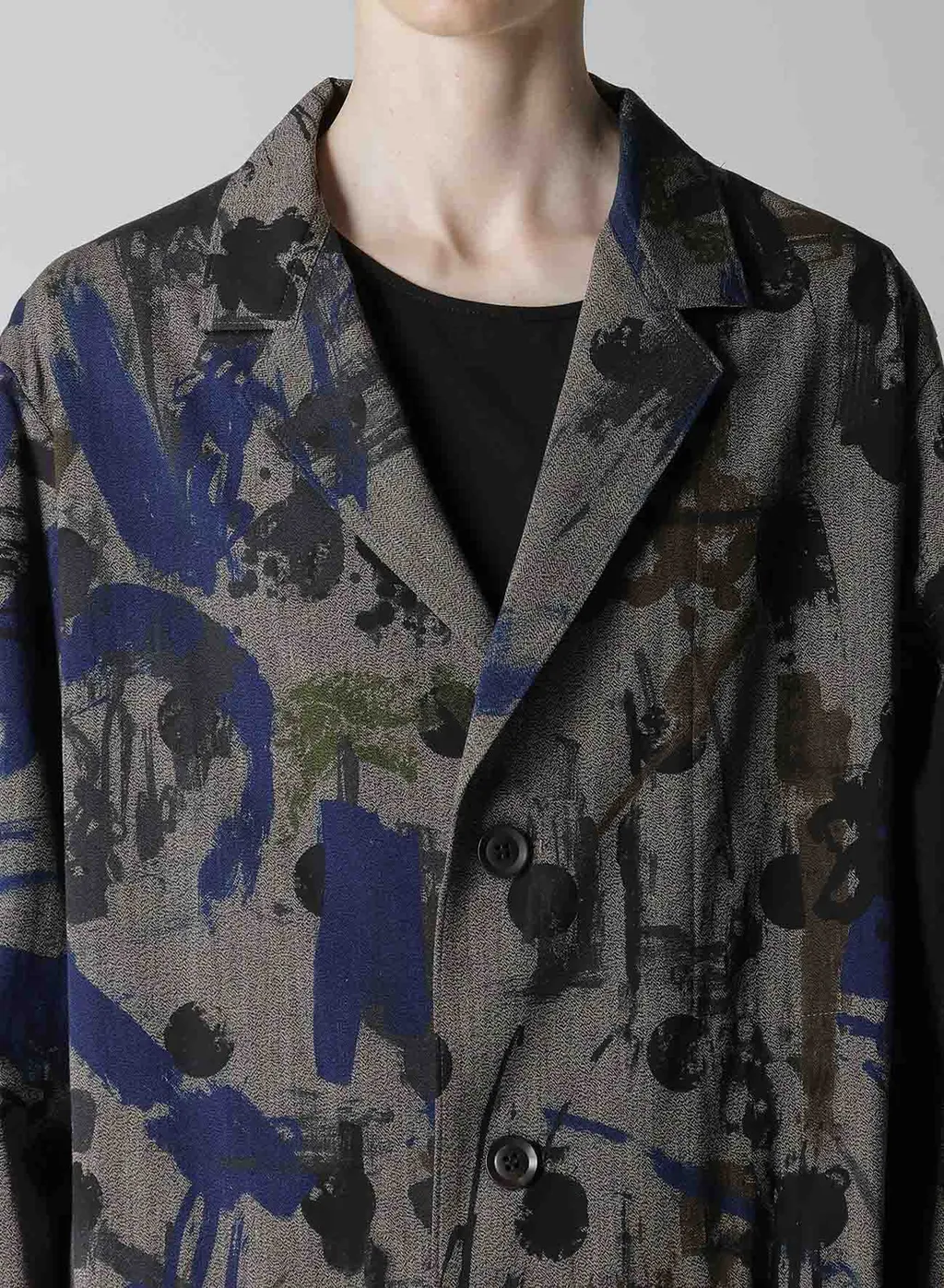 Heather Polka Dot Work Jacket