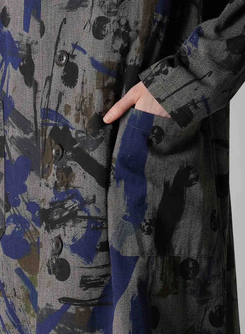 Heather Polka Dot Work Jacket