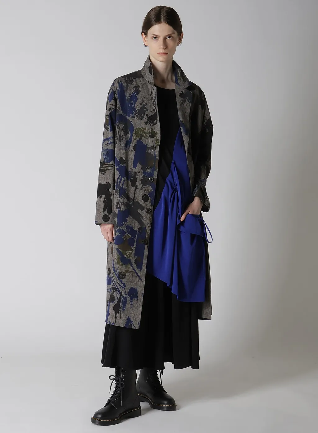 Heather Polka Dot Work Jacket