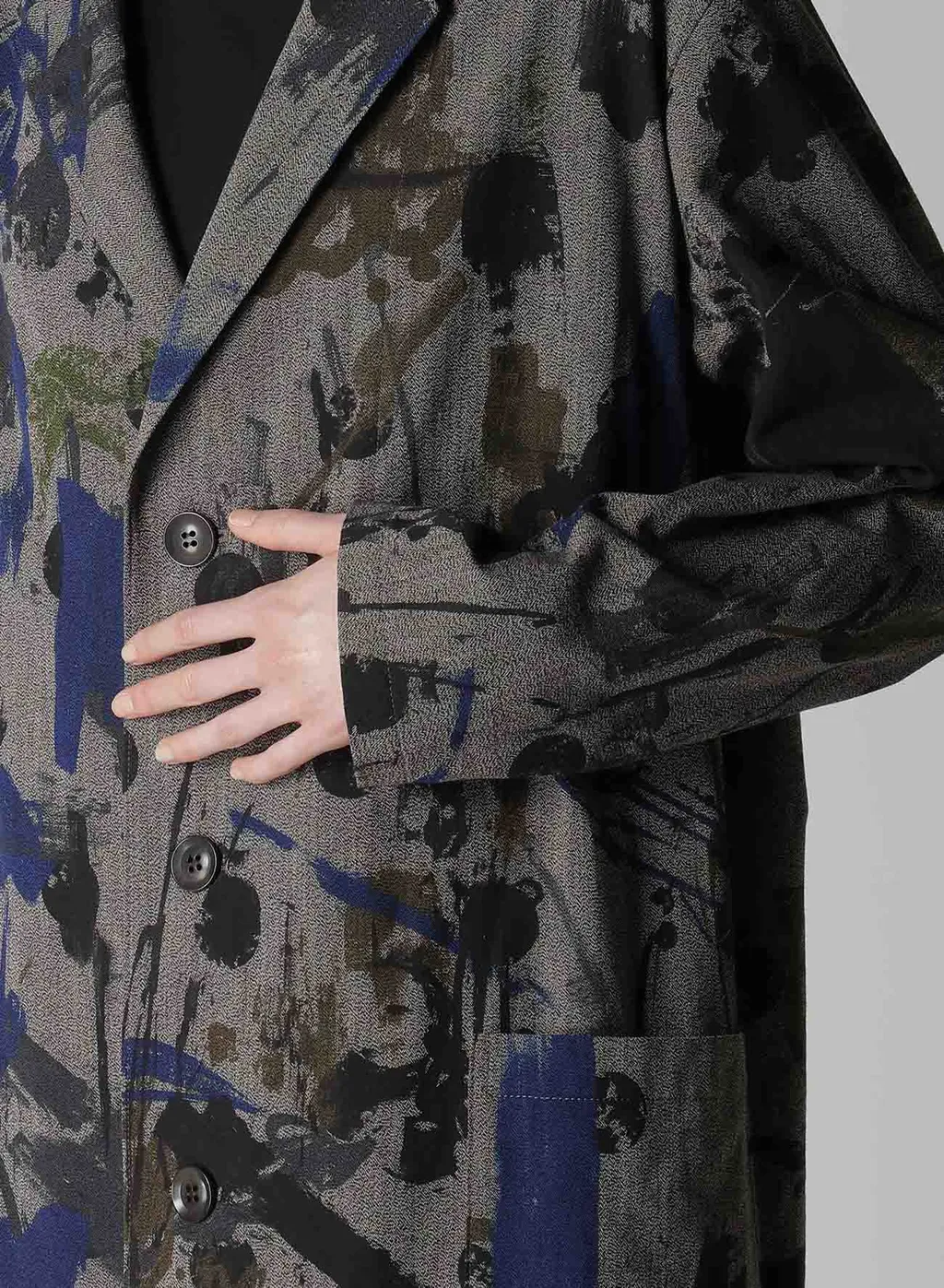 Heather Polka Dot Work Jacket