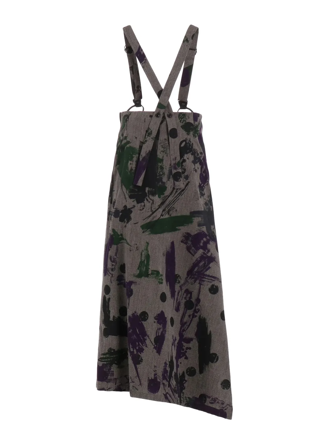 Heather Polka Dot Suspender Skirt