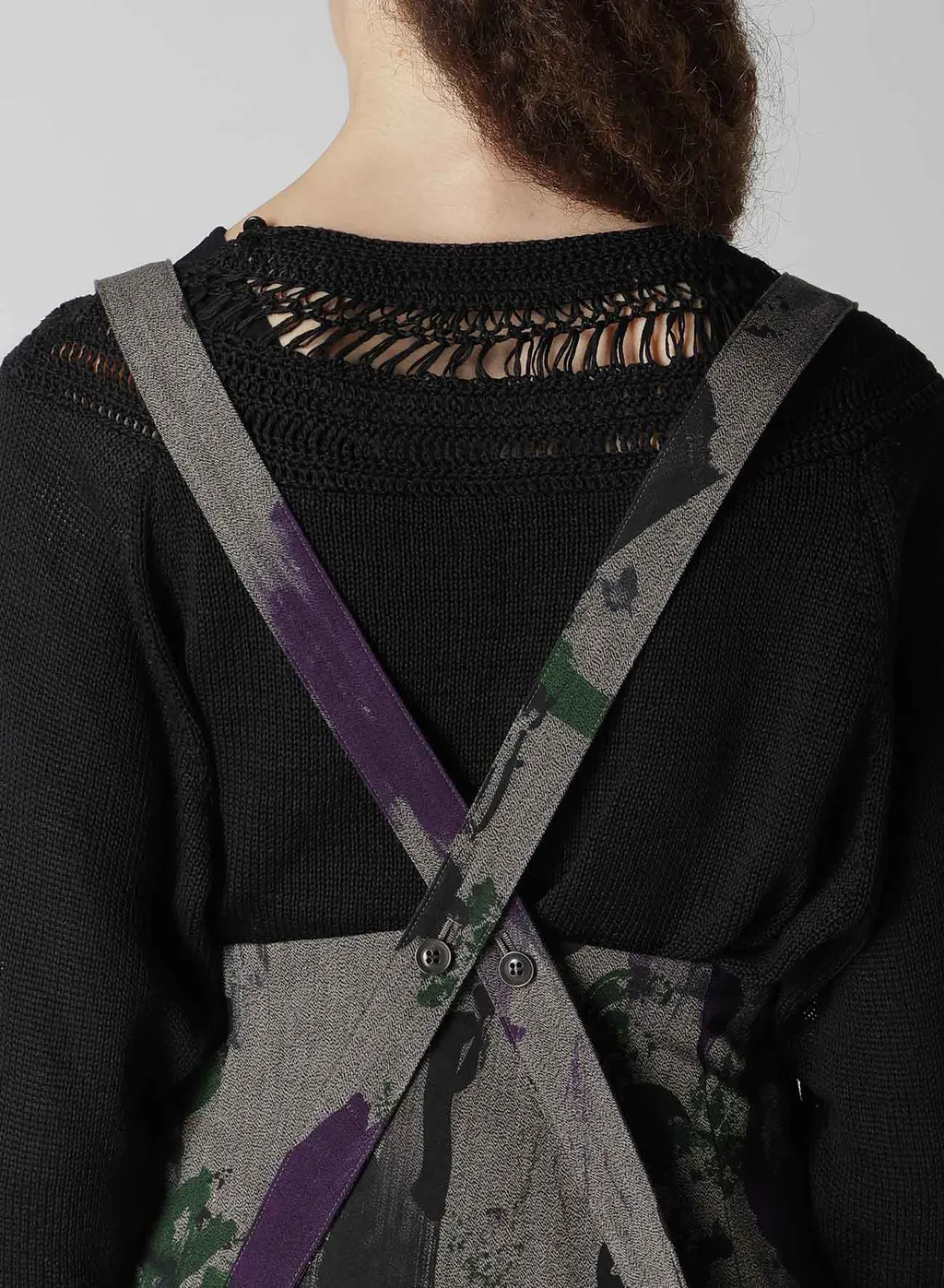 Heather Polka Dot Suspender Skirt