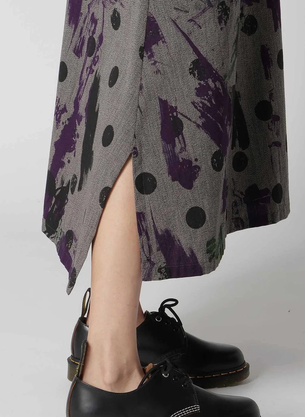 Heather Polka Dot Suspender Skirt