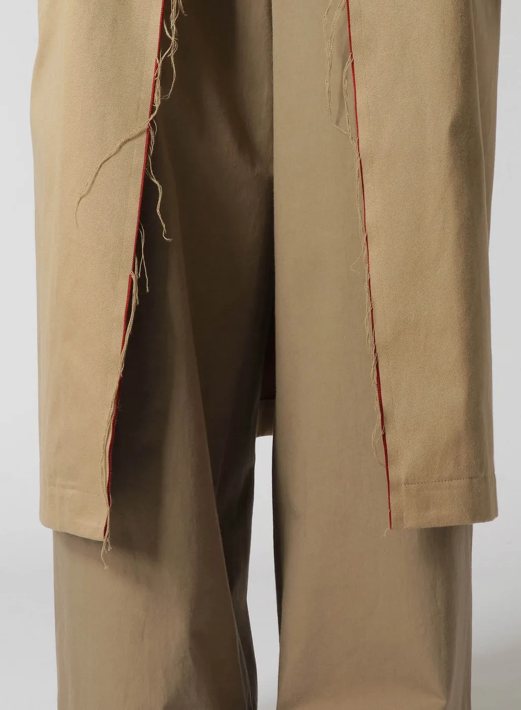 Double Faced Twill No Collar Coat