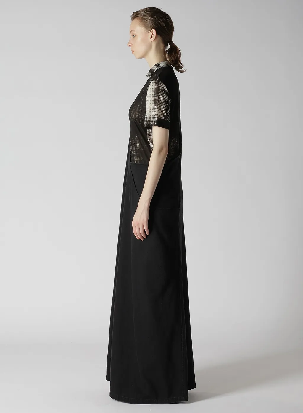 6.8Oz Dobby Denim Asymmetric Jumper Dress