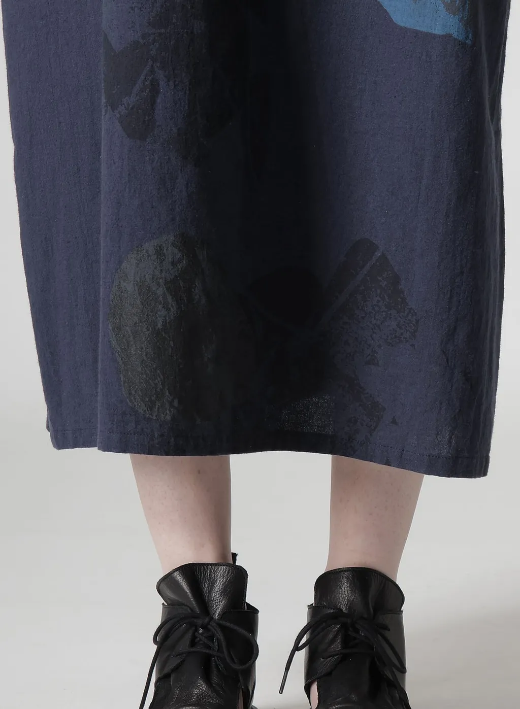 C/L Poplin Stone Design Sleeveless Dress