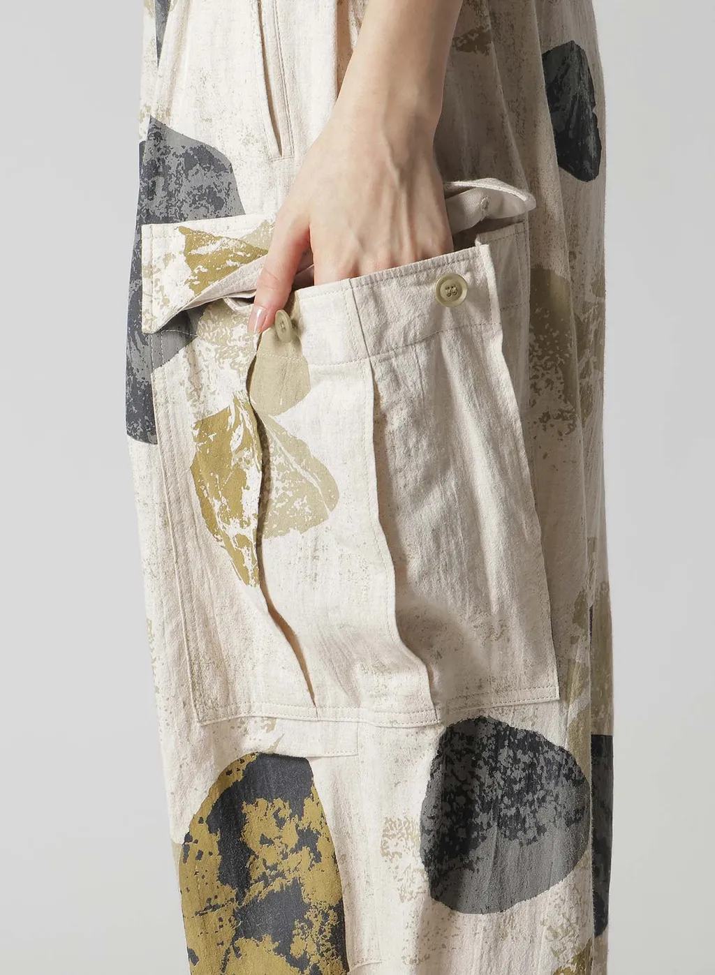 C/L Poplin Stone Design Cargo Pants