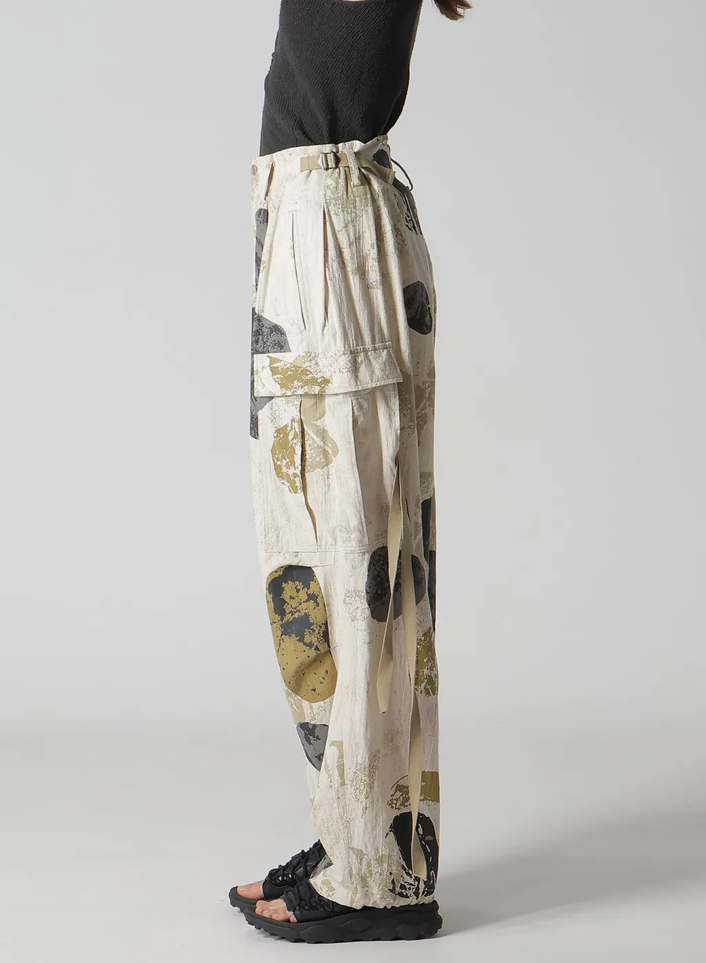 C/L Poplin Stone Design Cargo Pants