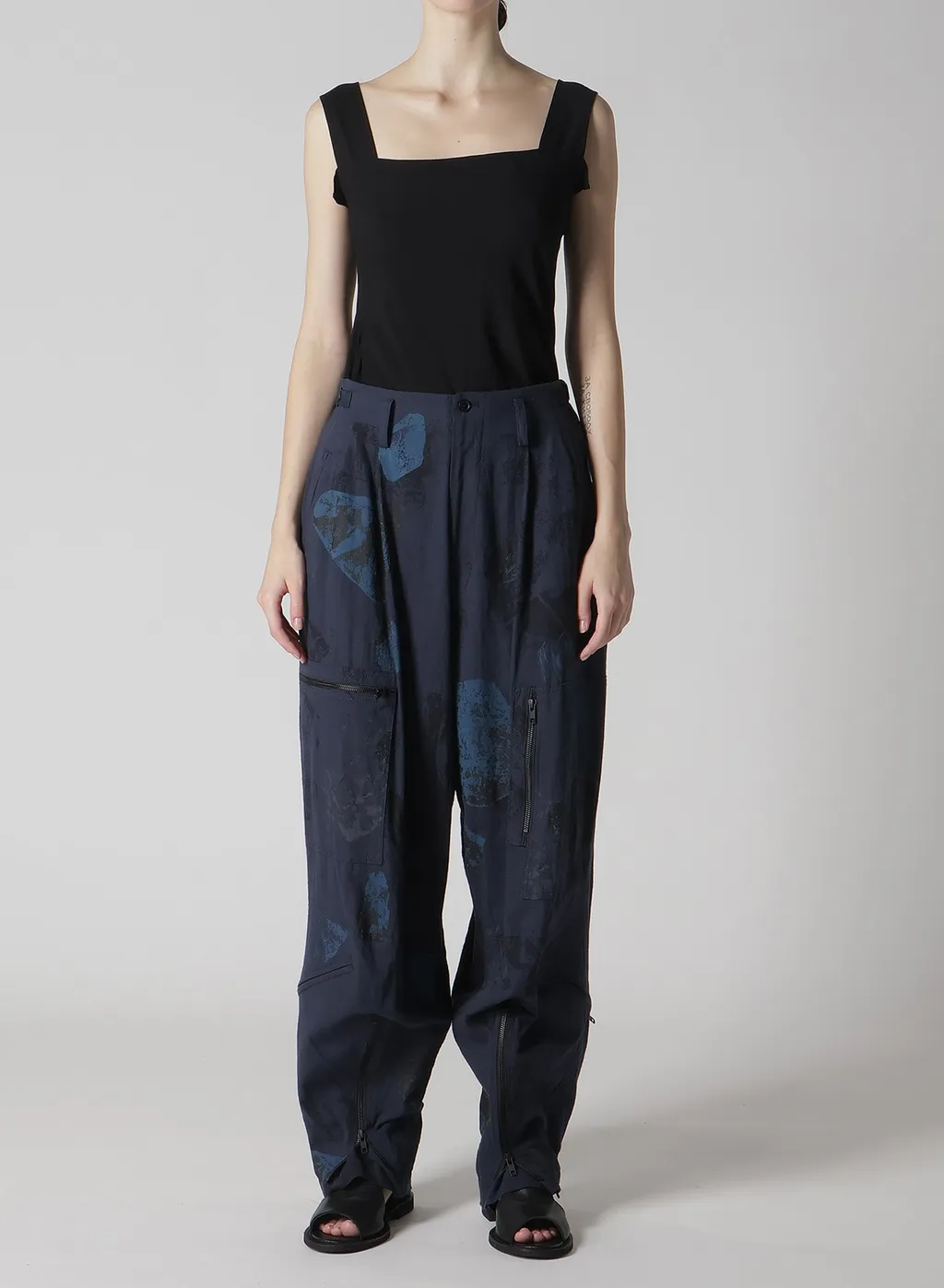 C/L Poplin Stone Design Flight Pants