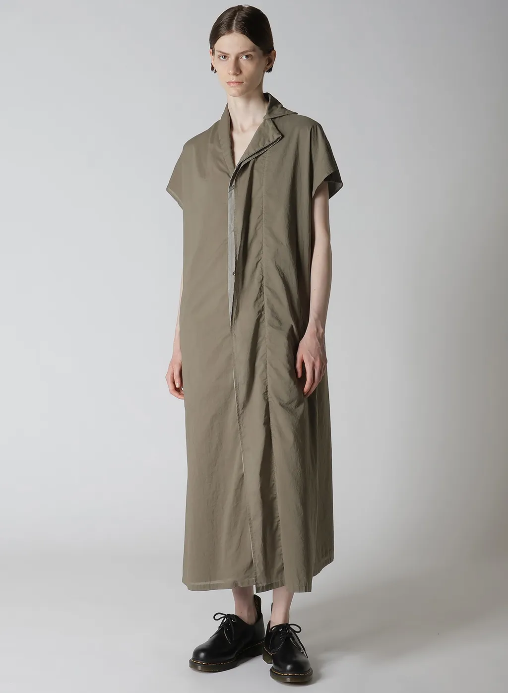Cotton Lawn Garment Dye French Sleeve Dress