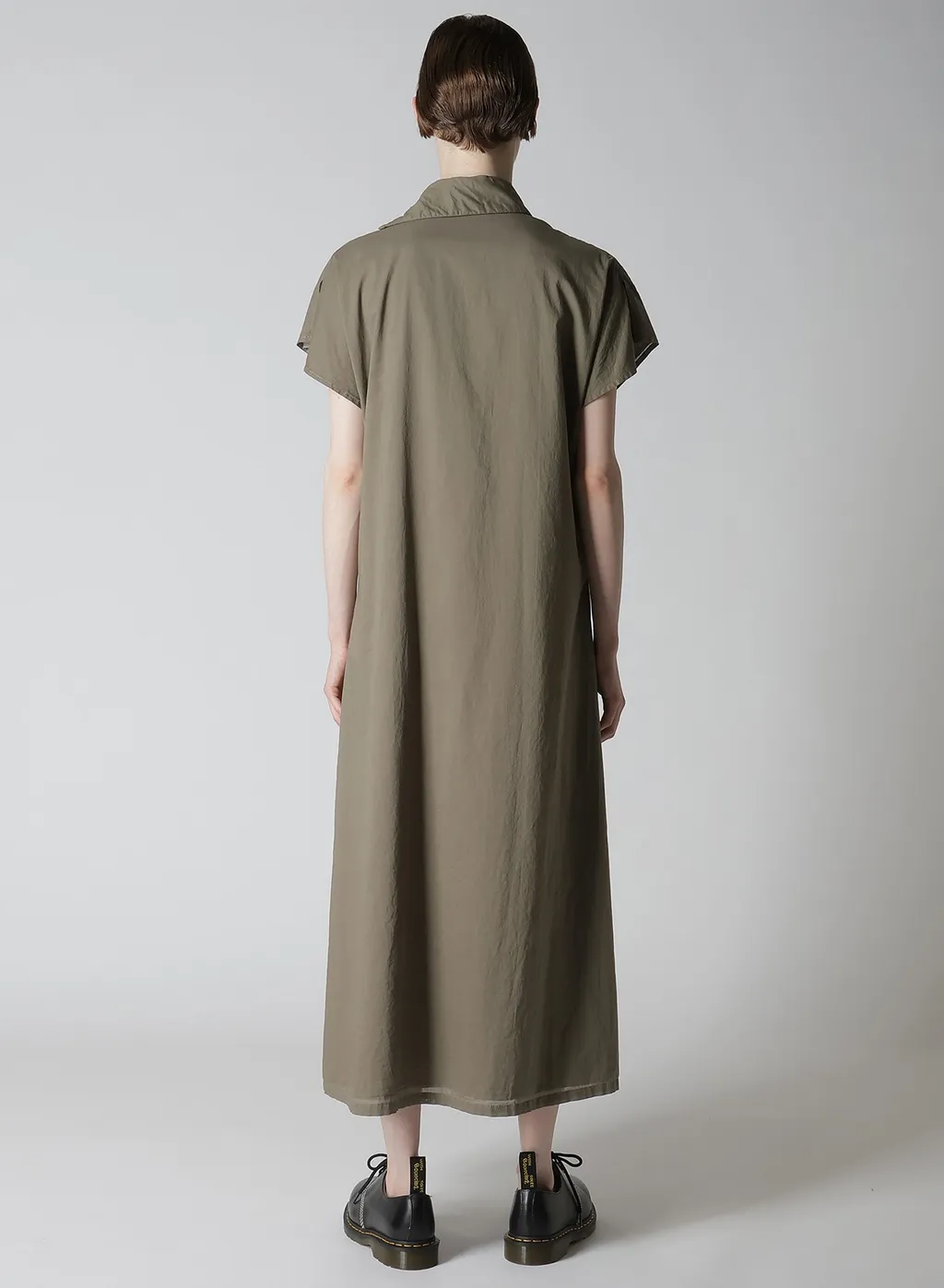 Cotton Lawn Garment Dye French Sleeve Dress