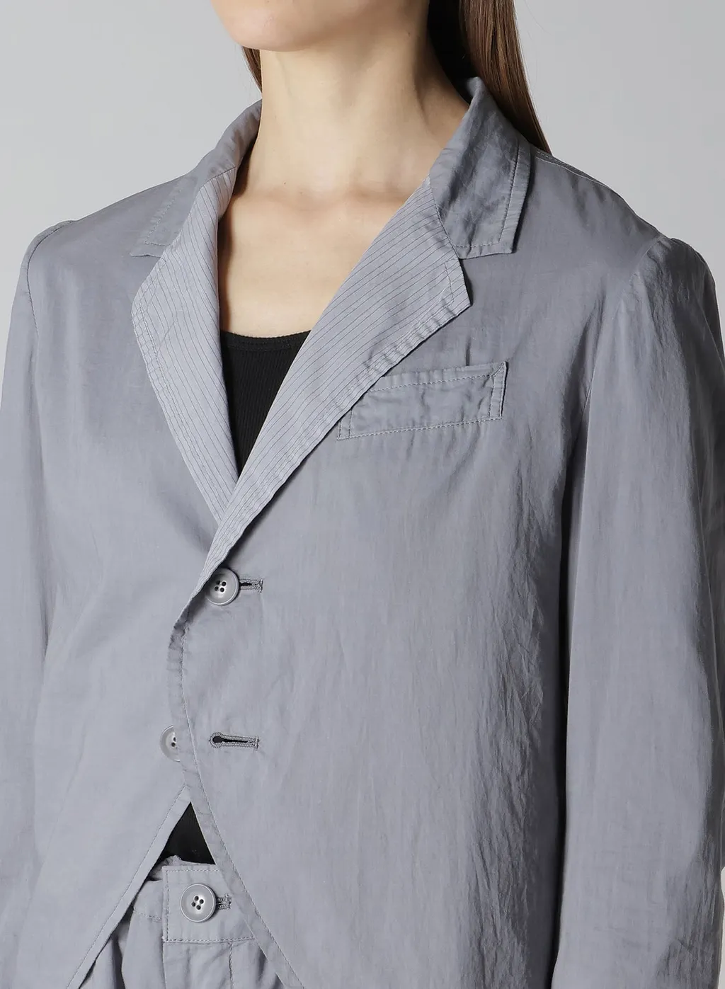 Cotton Lawn Garment Dye Swllowtail Jacket