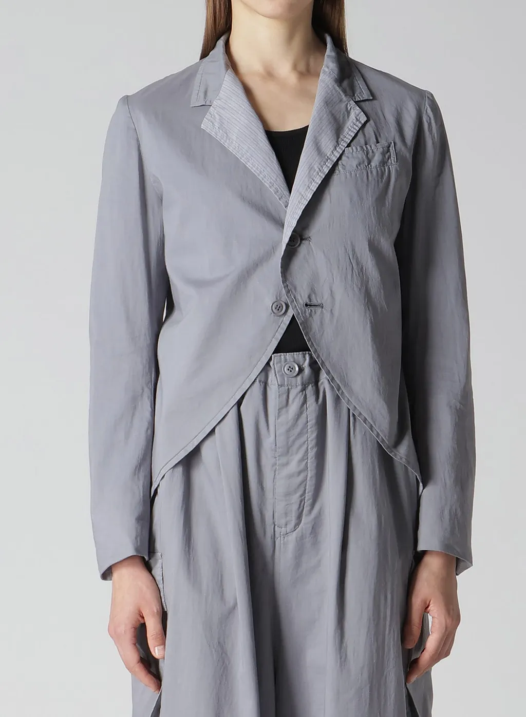 Cotton Lawn Garment Dye Swllowtail Jacket