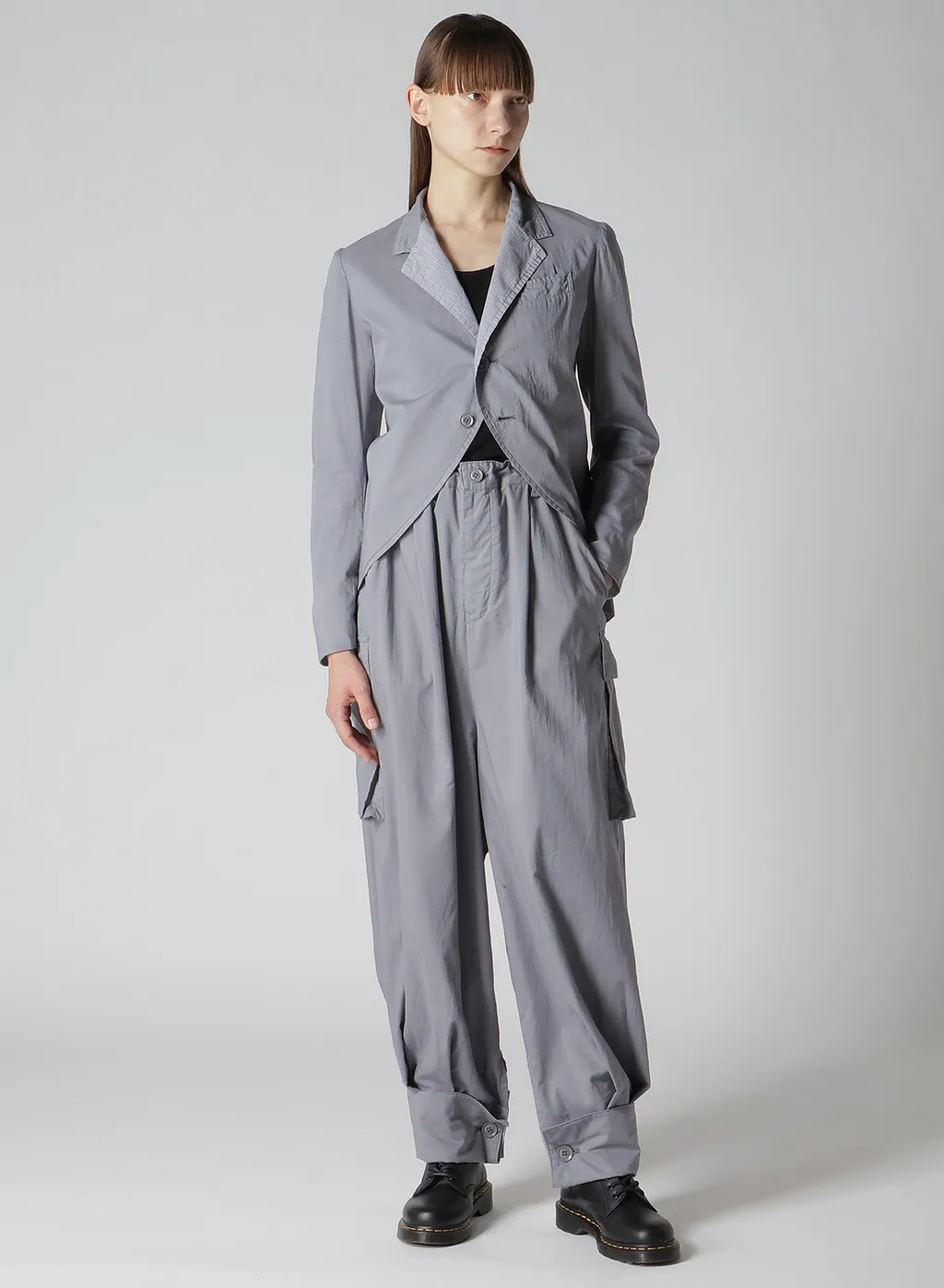 Cotton Lawn Garment Dye Khem Cuffs Cargo Pants