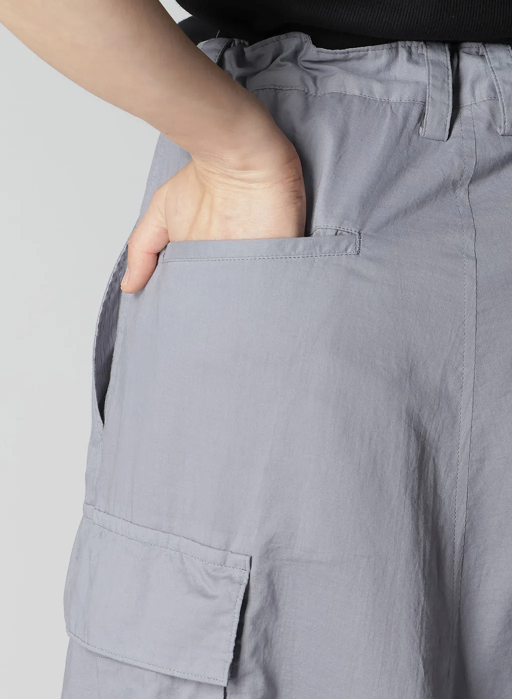 Cotton Lawn Garment Dye Khem Cuffs Cargo Pants