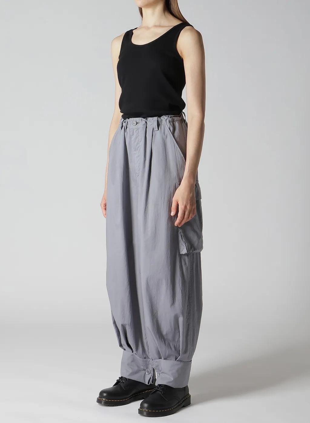Cotton Lawn Garment Dye Khem Cuffs Cargo Pants