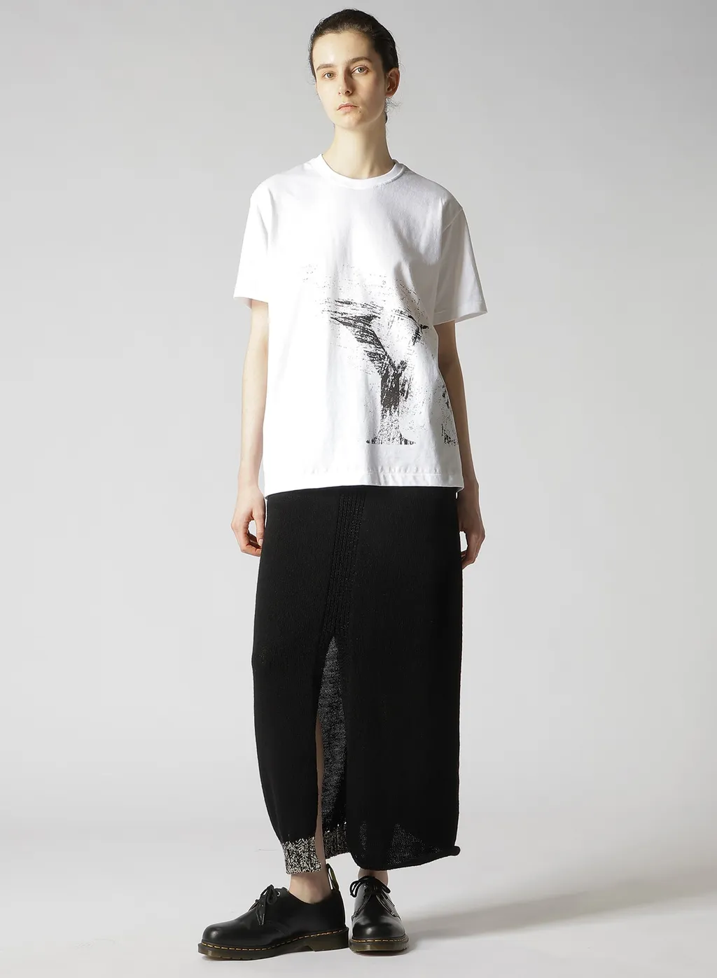 Shetland Flare Knit Skirt