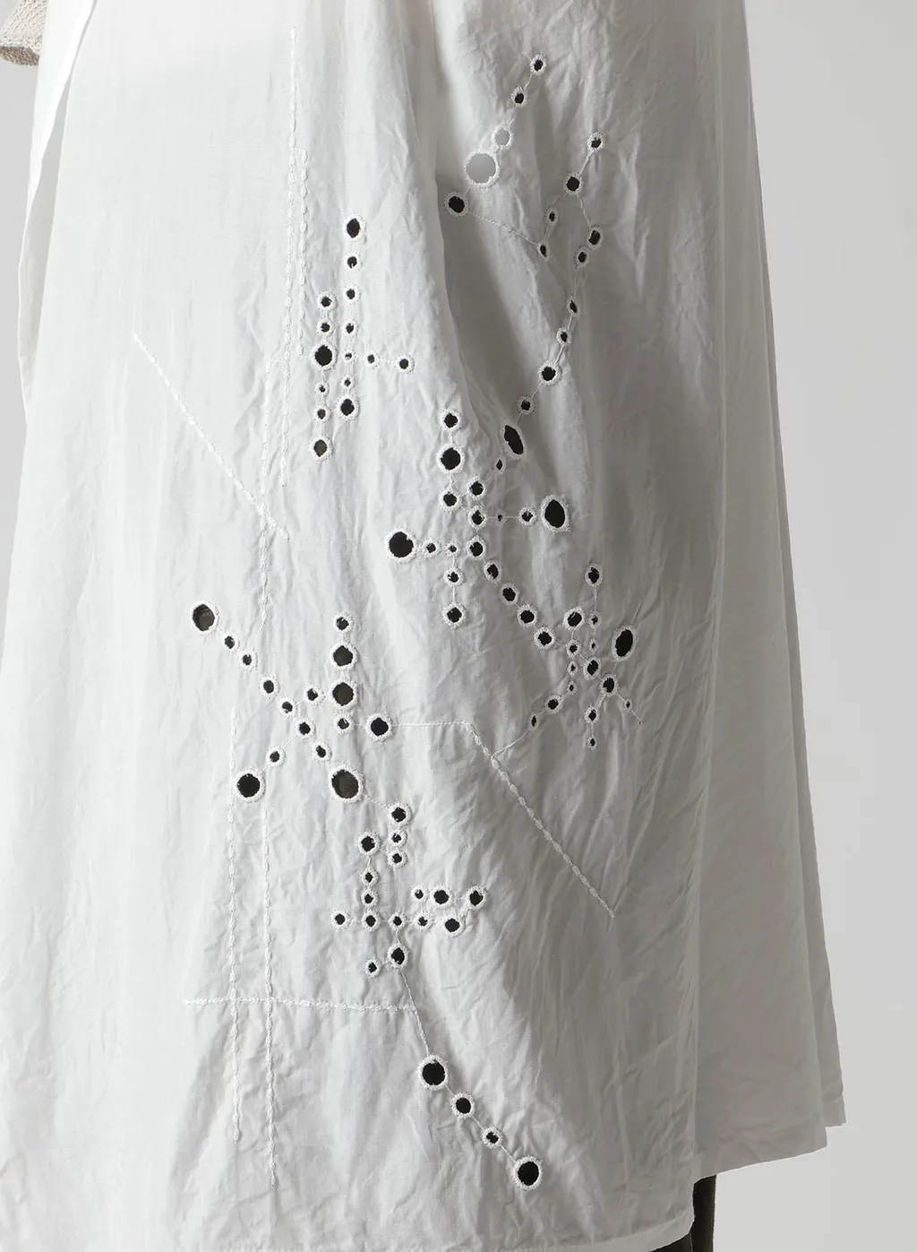 Cupro/Dungaree Baller Lace Hoodie Vest