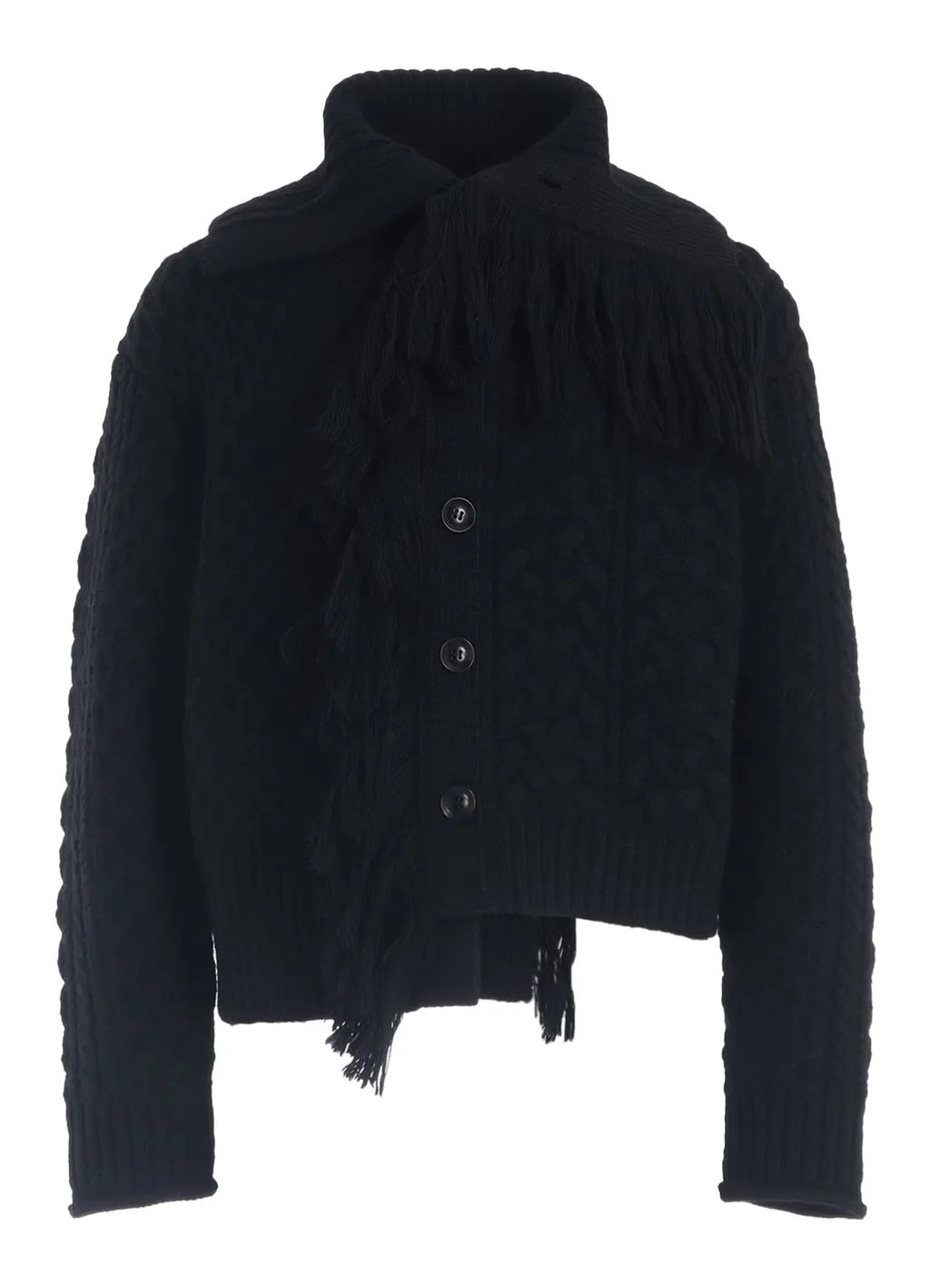 Cable/Fringe Cardigan