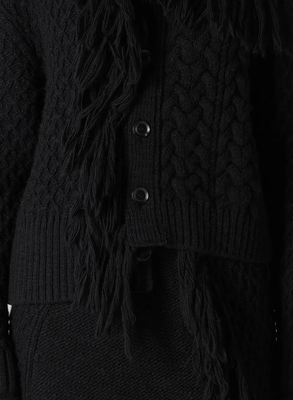 Cable/Fringe Cardigan
