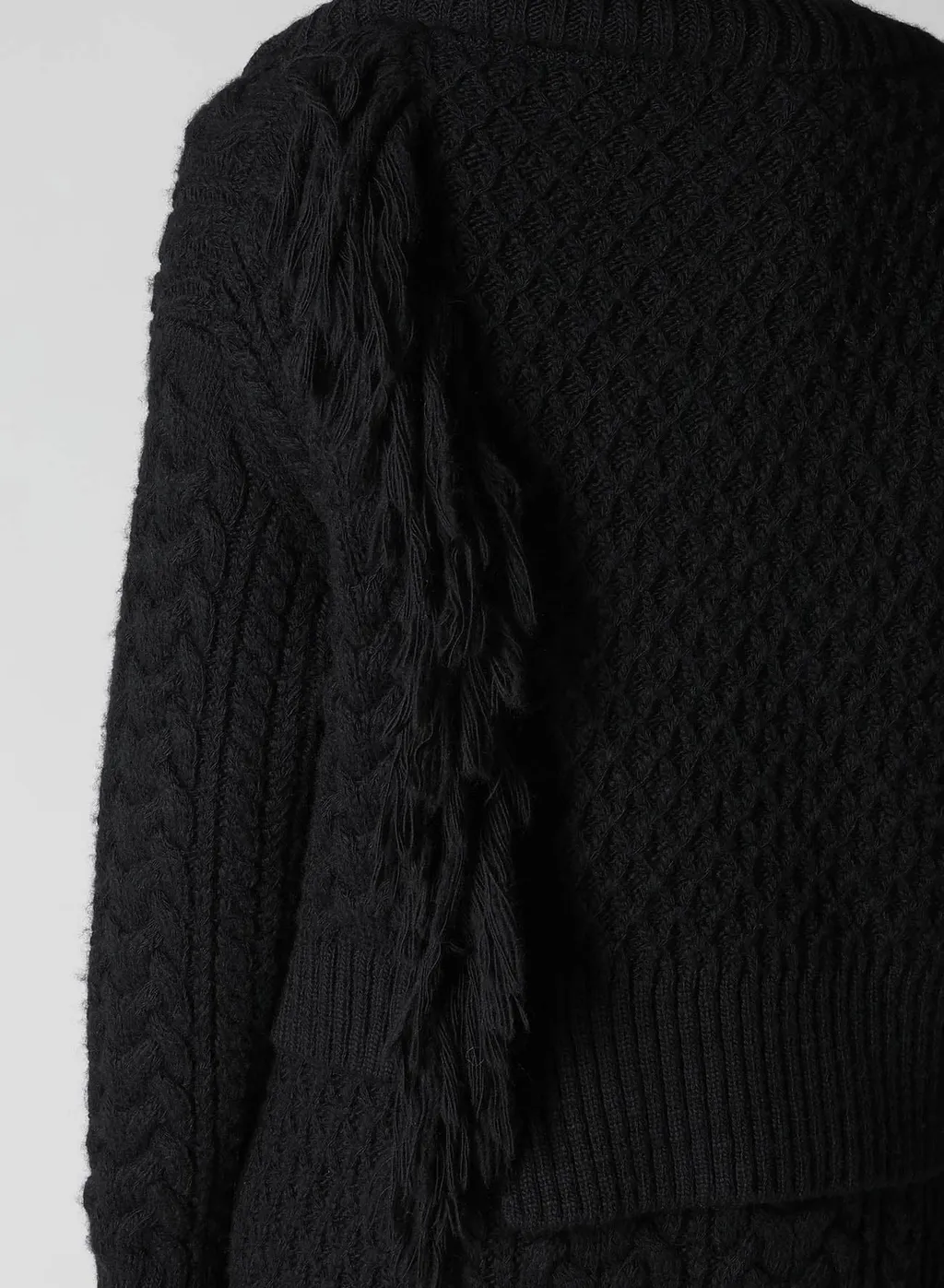 Cable/Fringe Cardigan