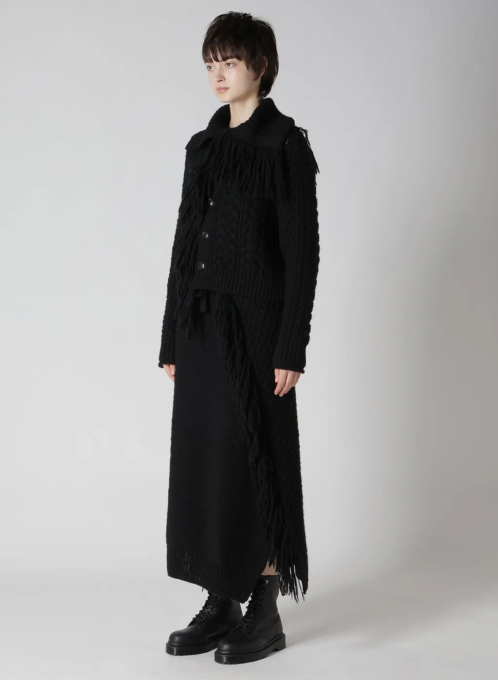 Cable/Fringe Cardigan