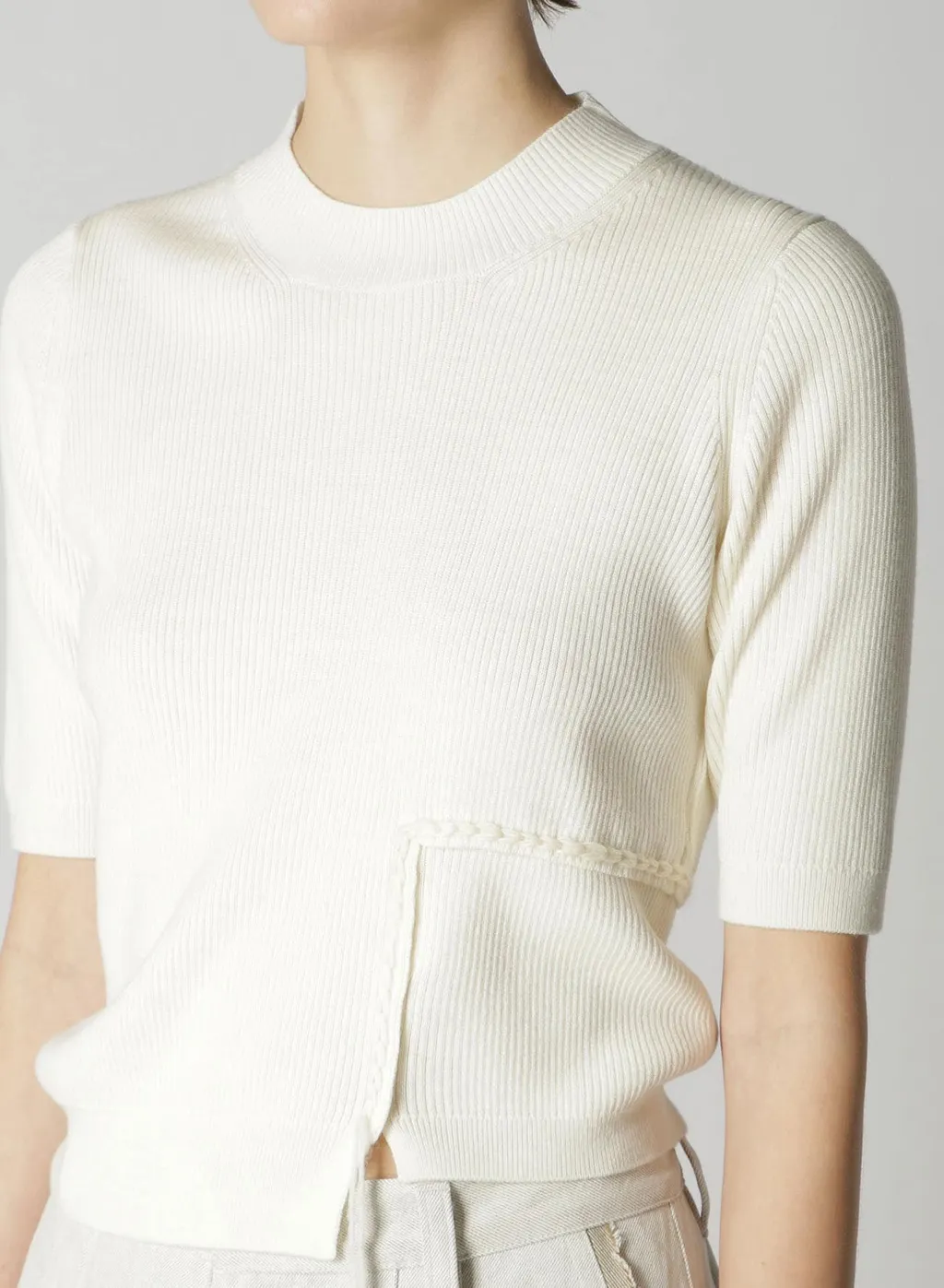 Damaged Ribbed T-Shirt