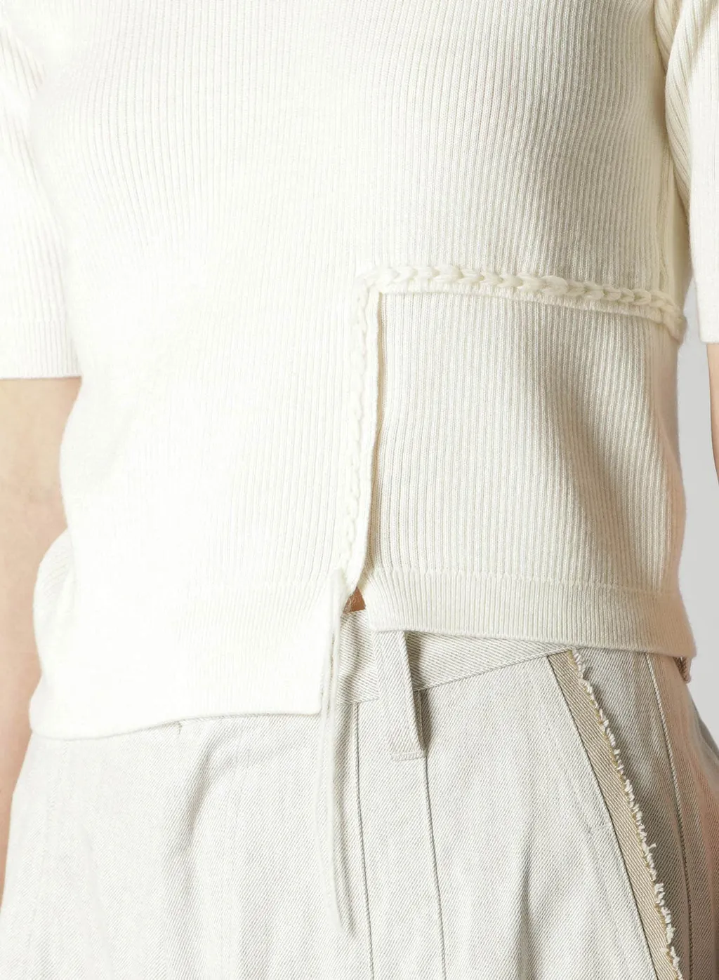 Damaged Ribbed T-Shirt