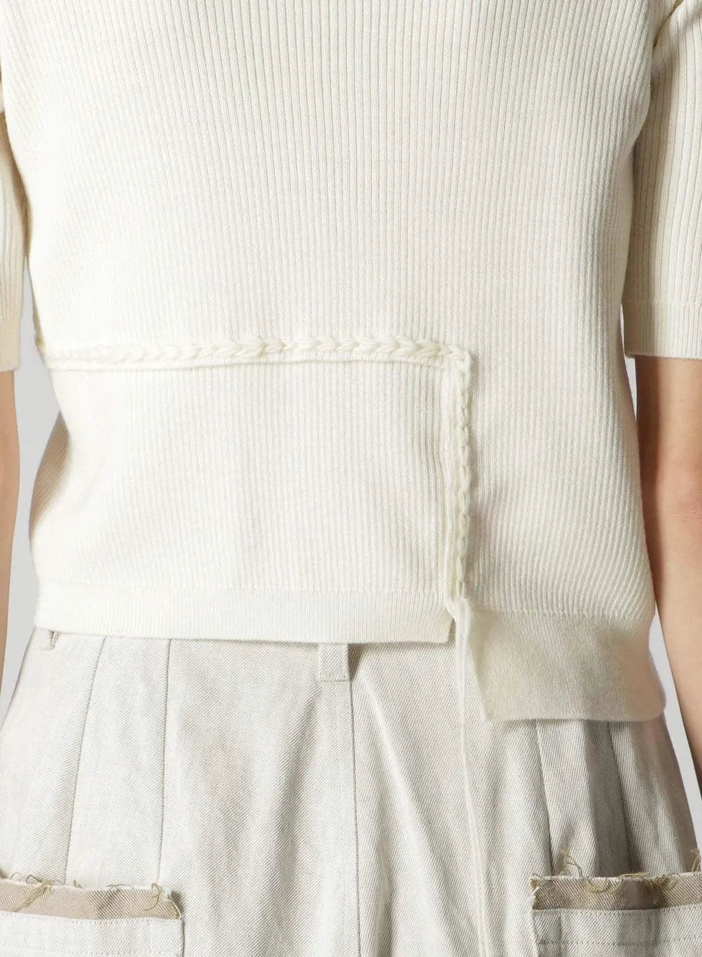 Damaged Ribbed T-Shirt