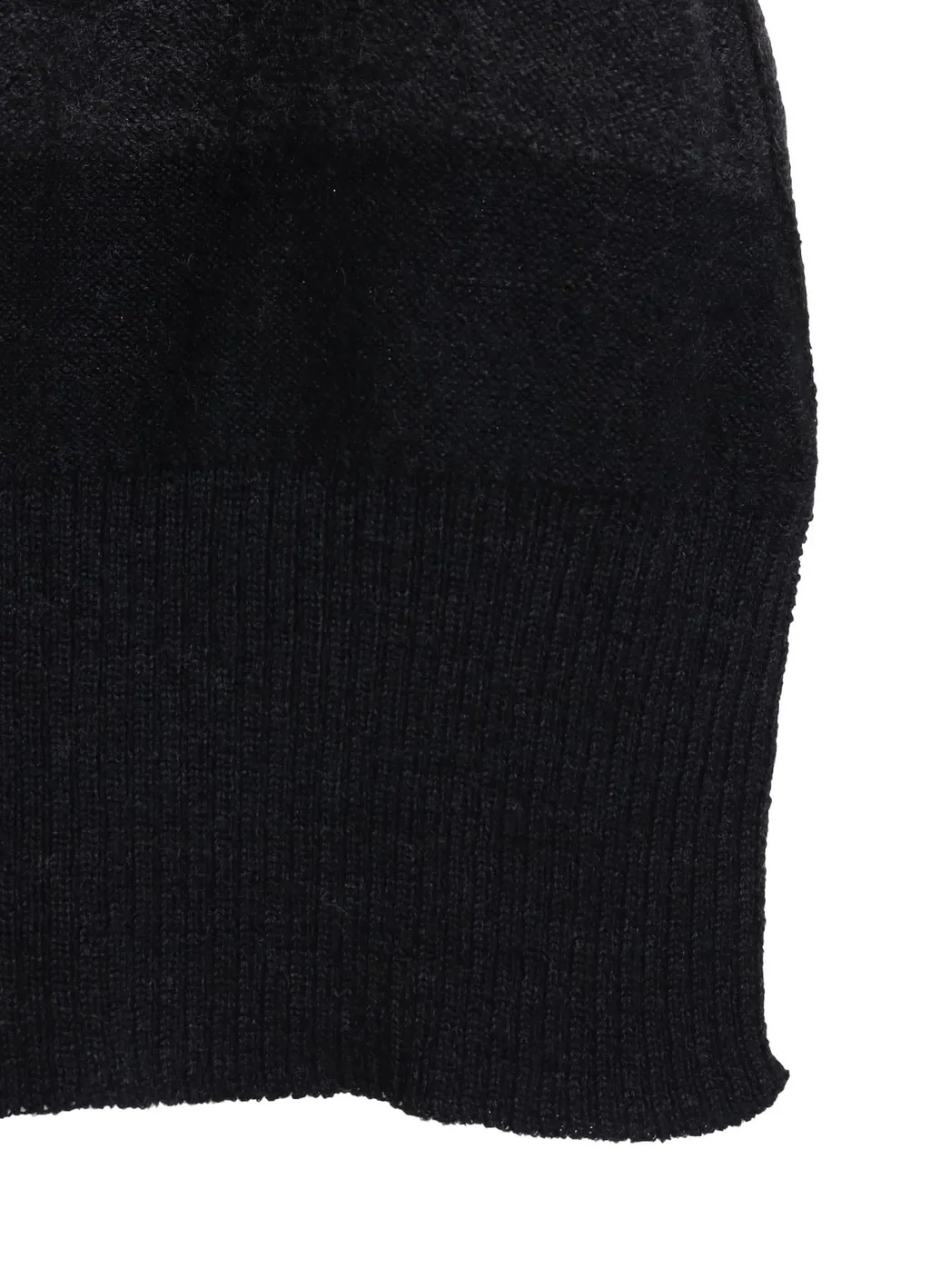 Reverse Stitches Off Neck Side Drape Knit