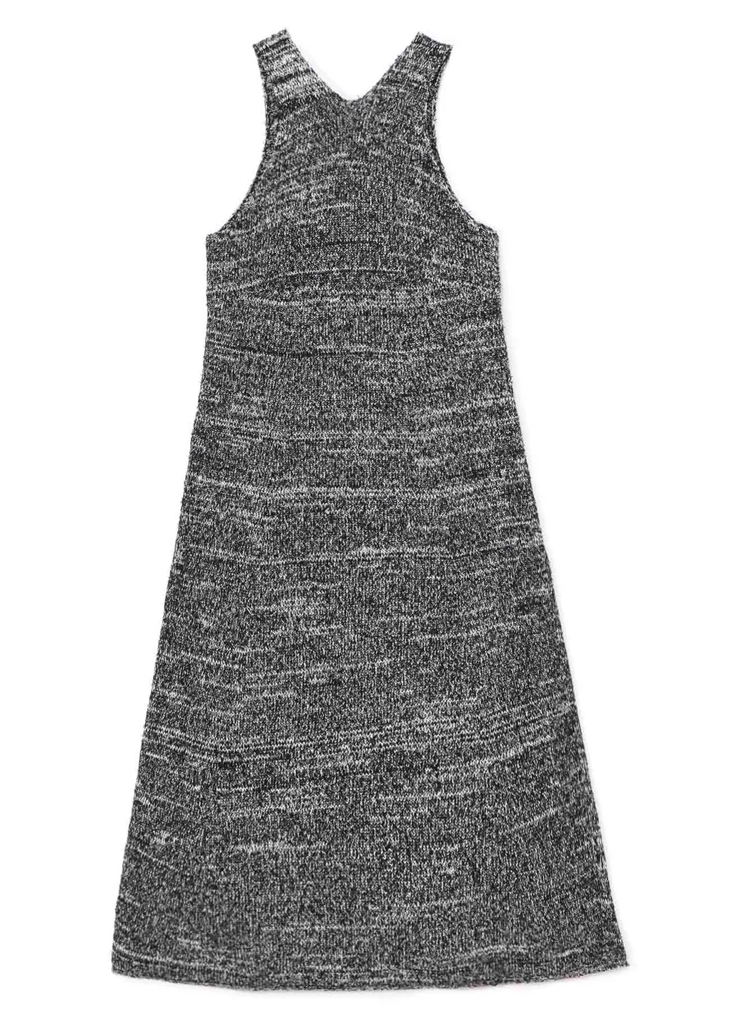 Curly Yarn Sleeveless Dress With Side Pockets