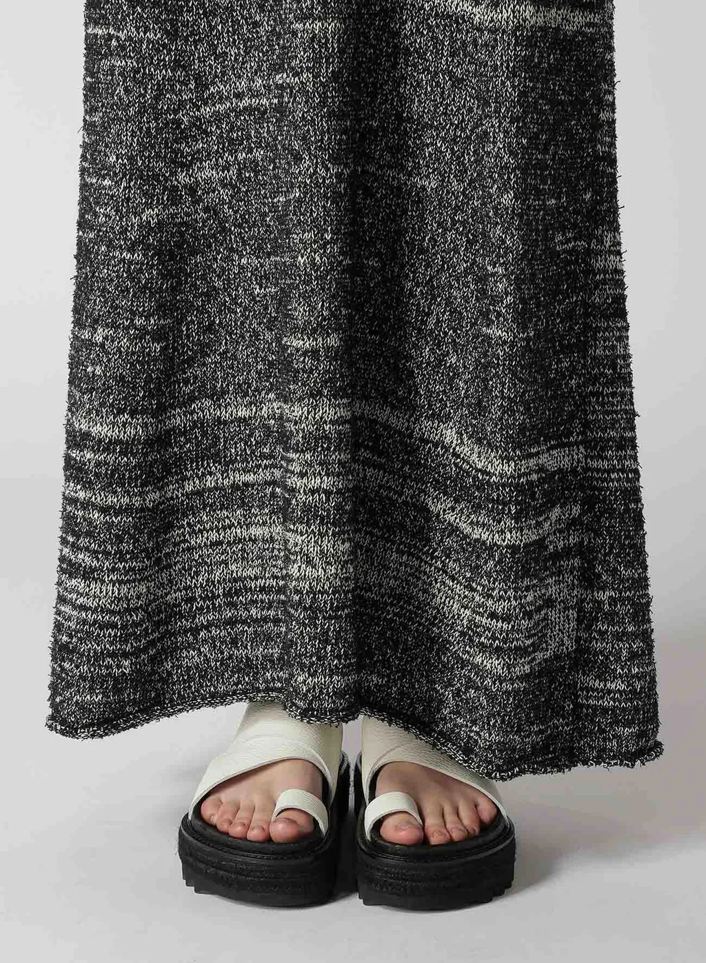 Curly Yarn Sleeveless Dress With Side Pockets