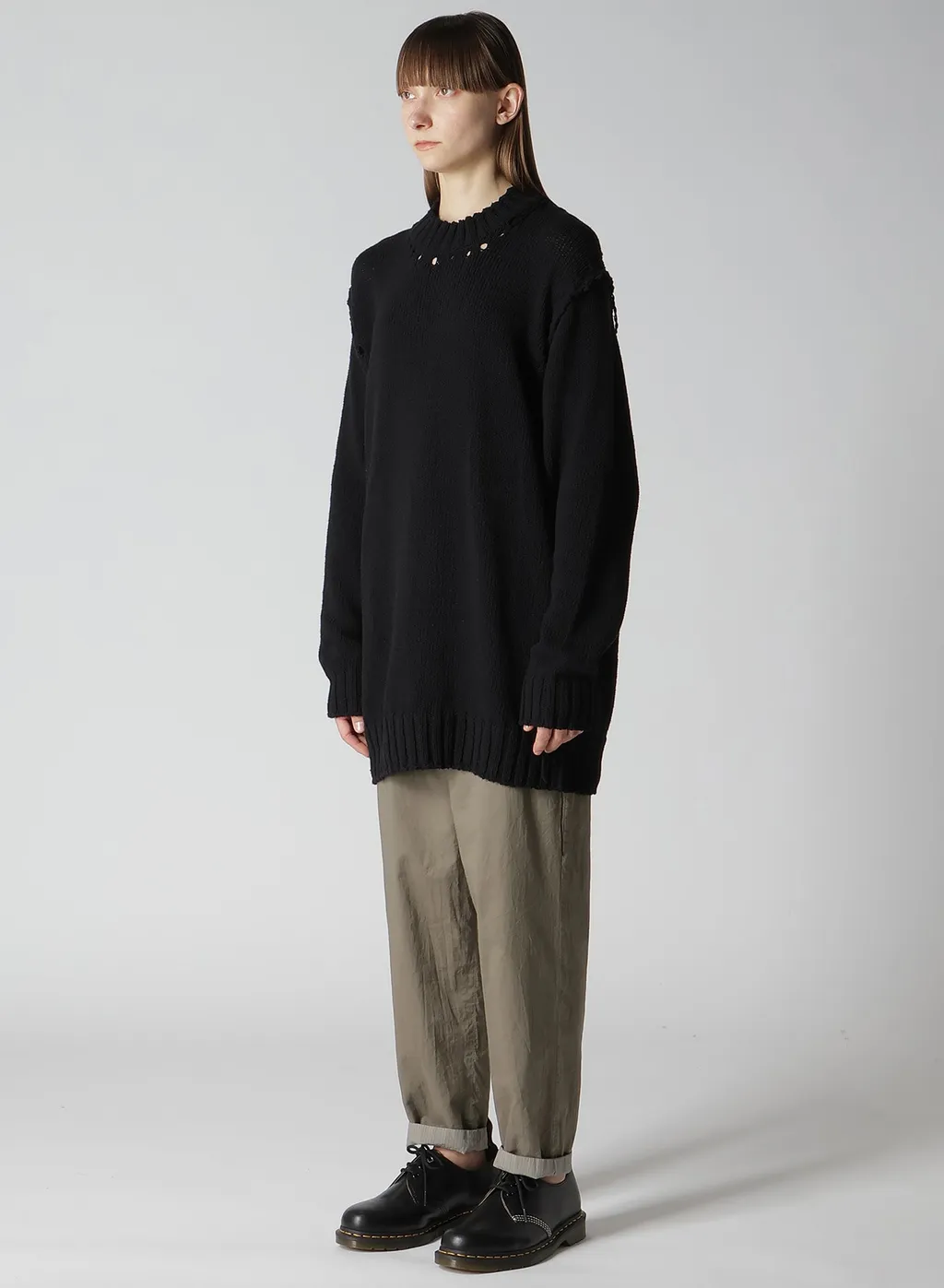 Broad Stitch Jersey Linking Pullover