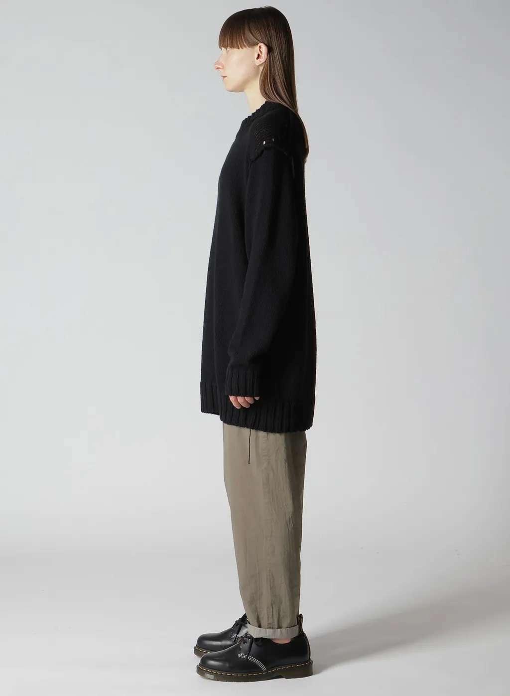 Broad Stitch Jersey Linking Pullover