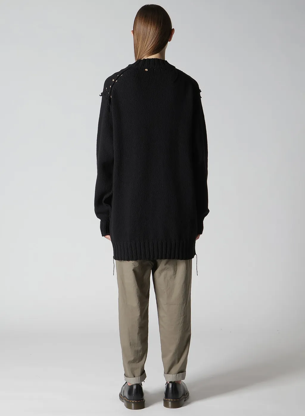 Broad Stitch Jersey Linking Pullover