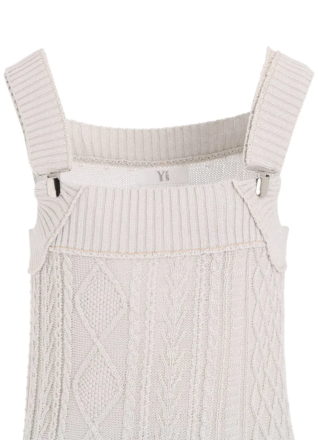 Cable Knit/Jersey Suspender Dress