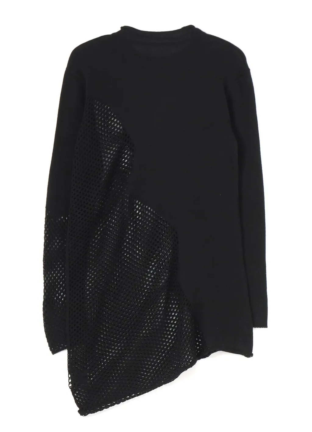 Plain Stitch X Lace Long Knit