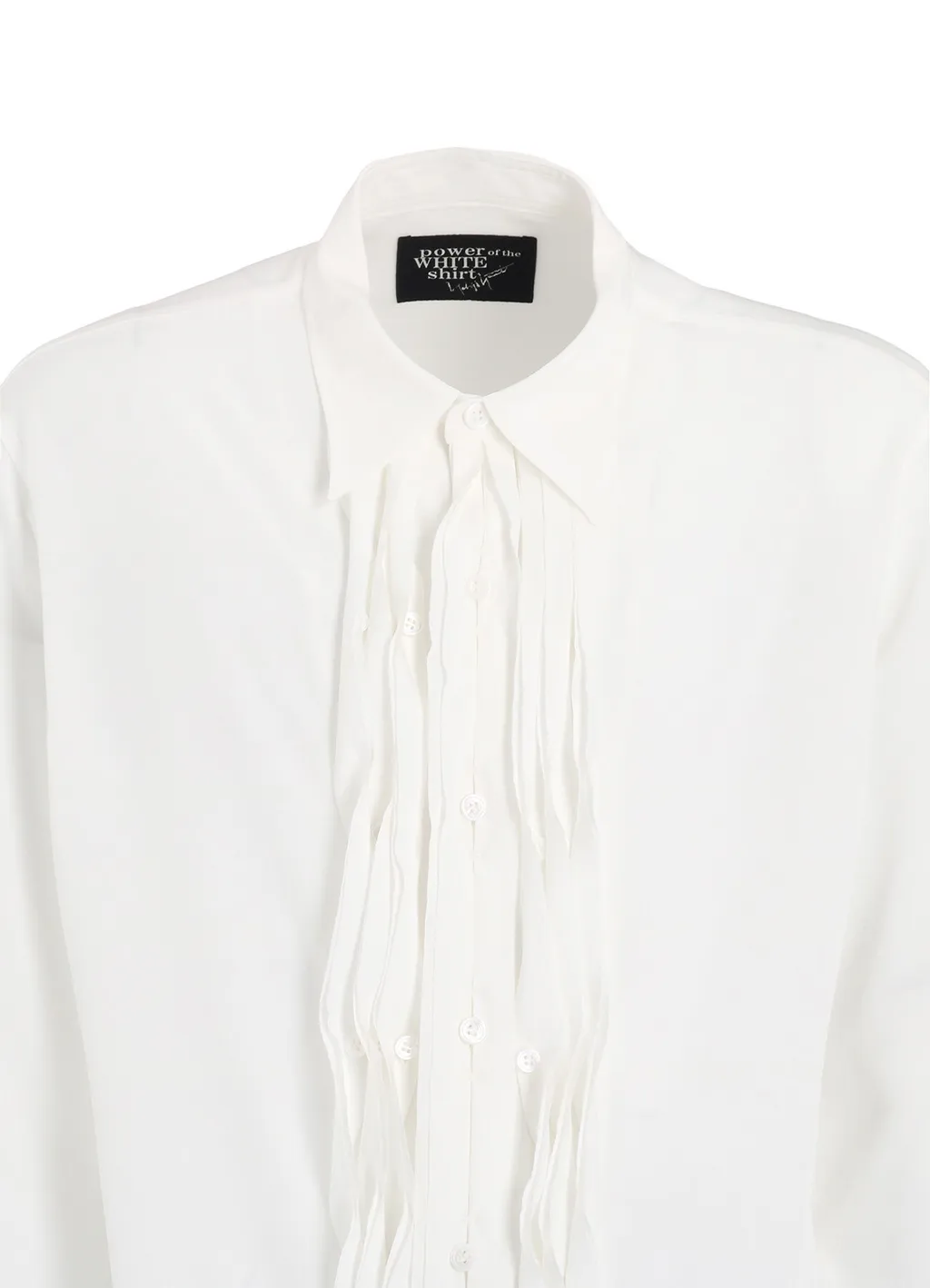 Ta/Pe Crepe De Chine Frill Shirt