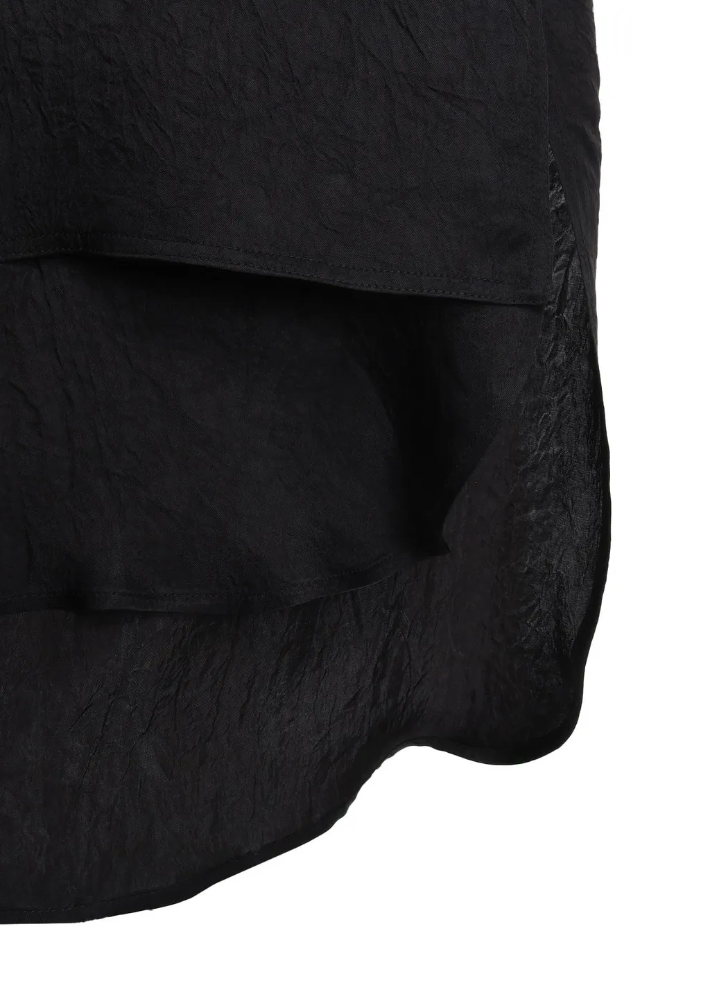 Triacetate Gathered Layered Shirt