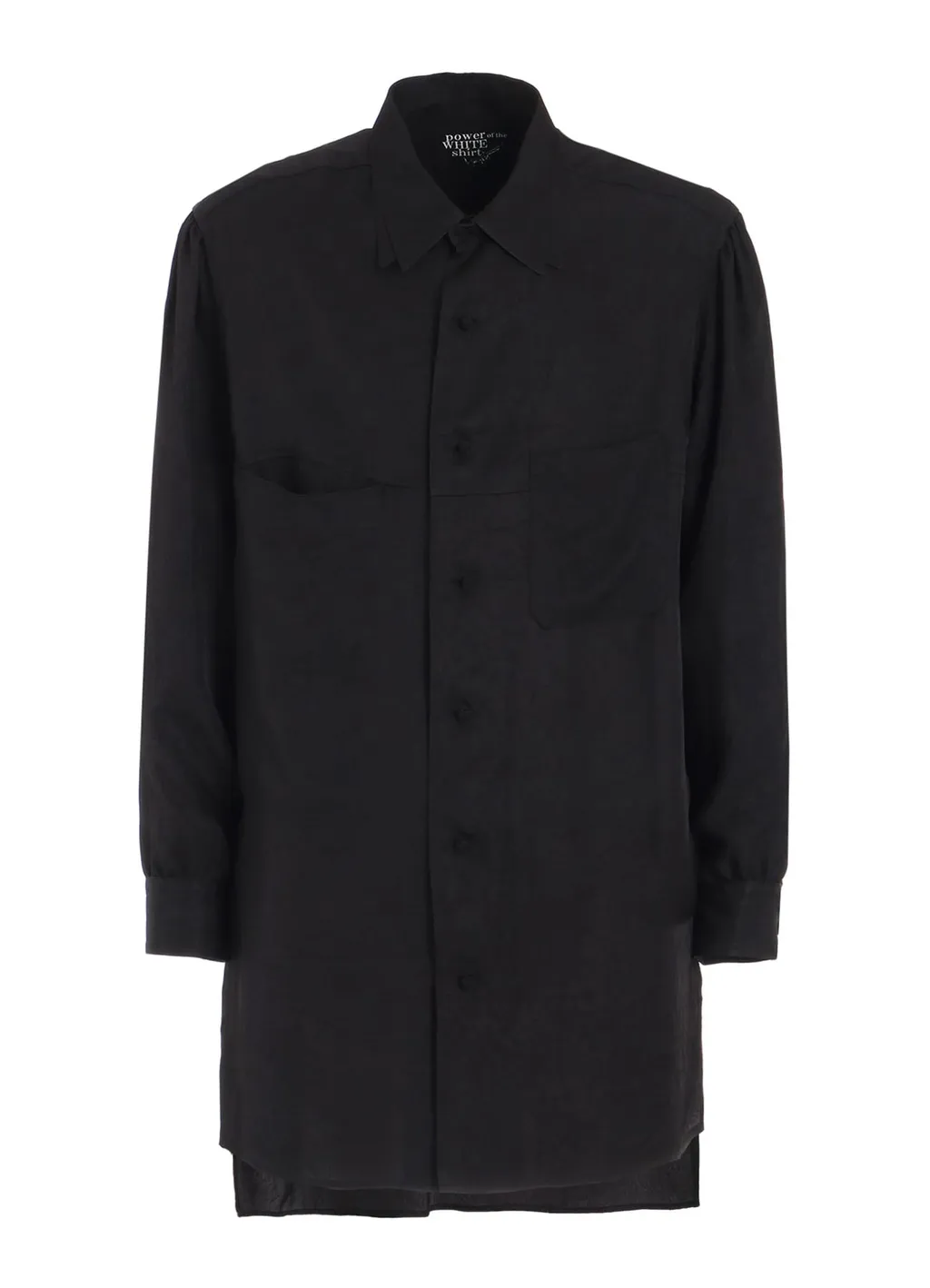 Triacetate Double Collar Big Shirt