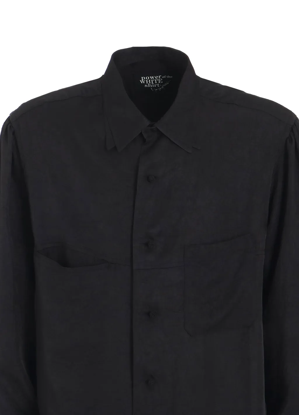 Triacetate Double Collar Big Shirt