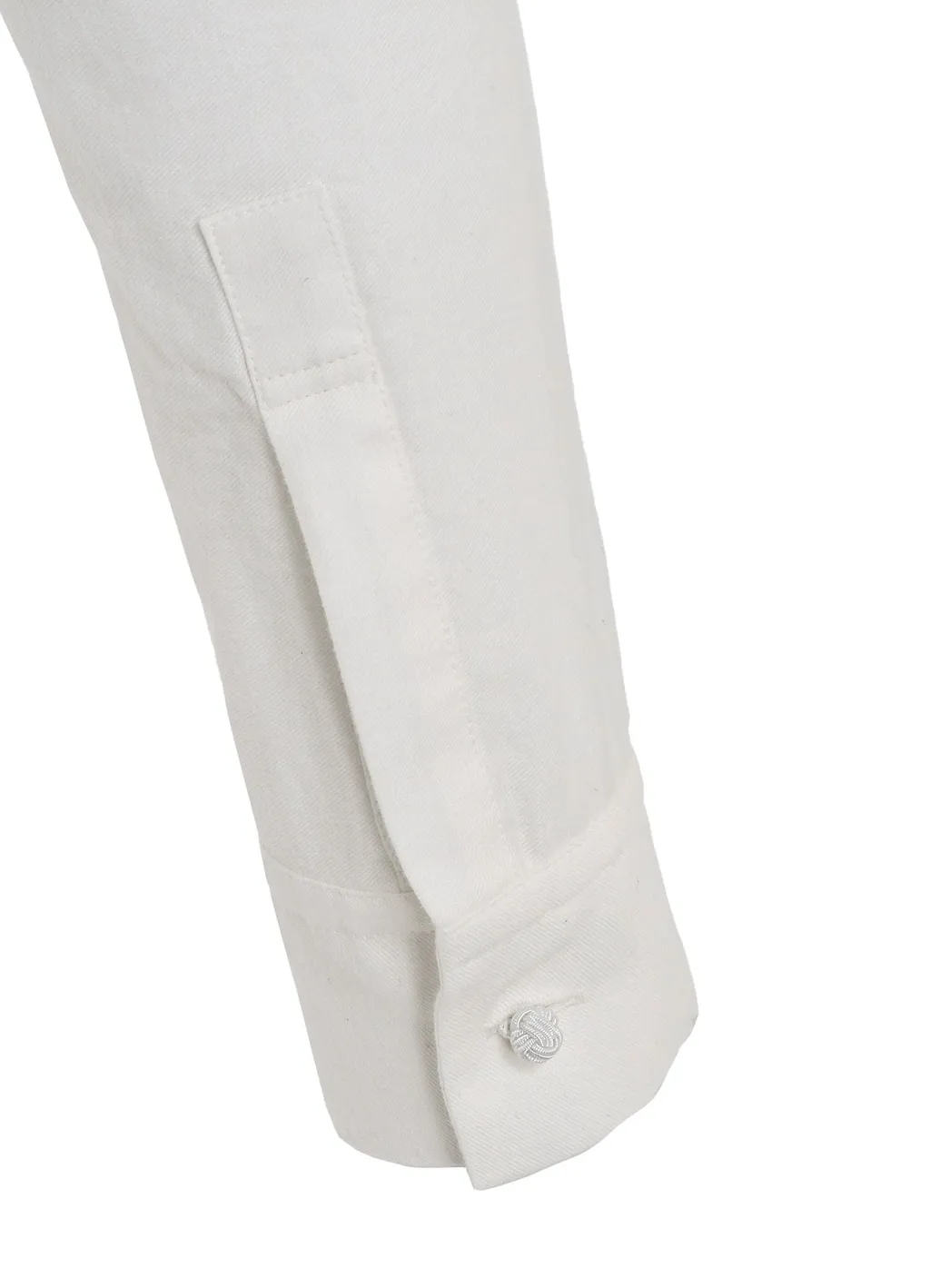 Cotton Twill Long Switched Blouse